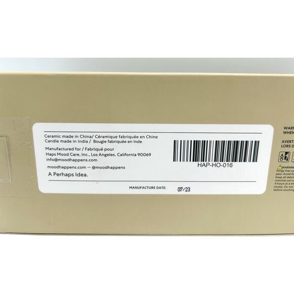 New HAPS Mood Care Candle Set Variety Pack 3 Candles 1 Ceramic Votive Drunk Text - Picture 6 of 13